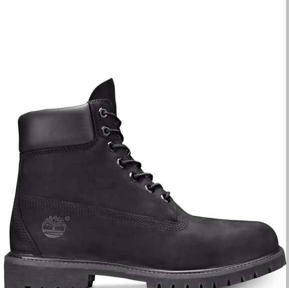 Timberland 6" Premium Waterproof Boots - Men's Black Nubuck - Picture 9 of 14